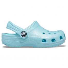 Blue glitter crocs hotsell