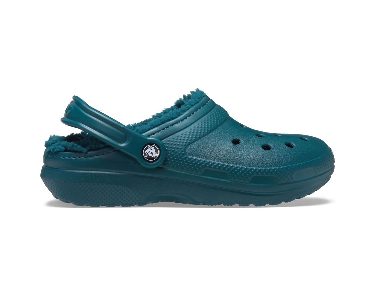 Crocs with online fuzzy liner
