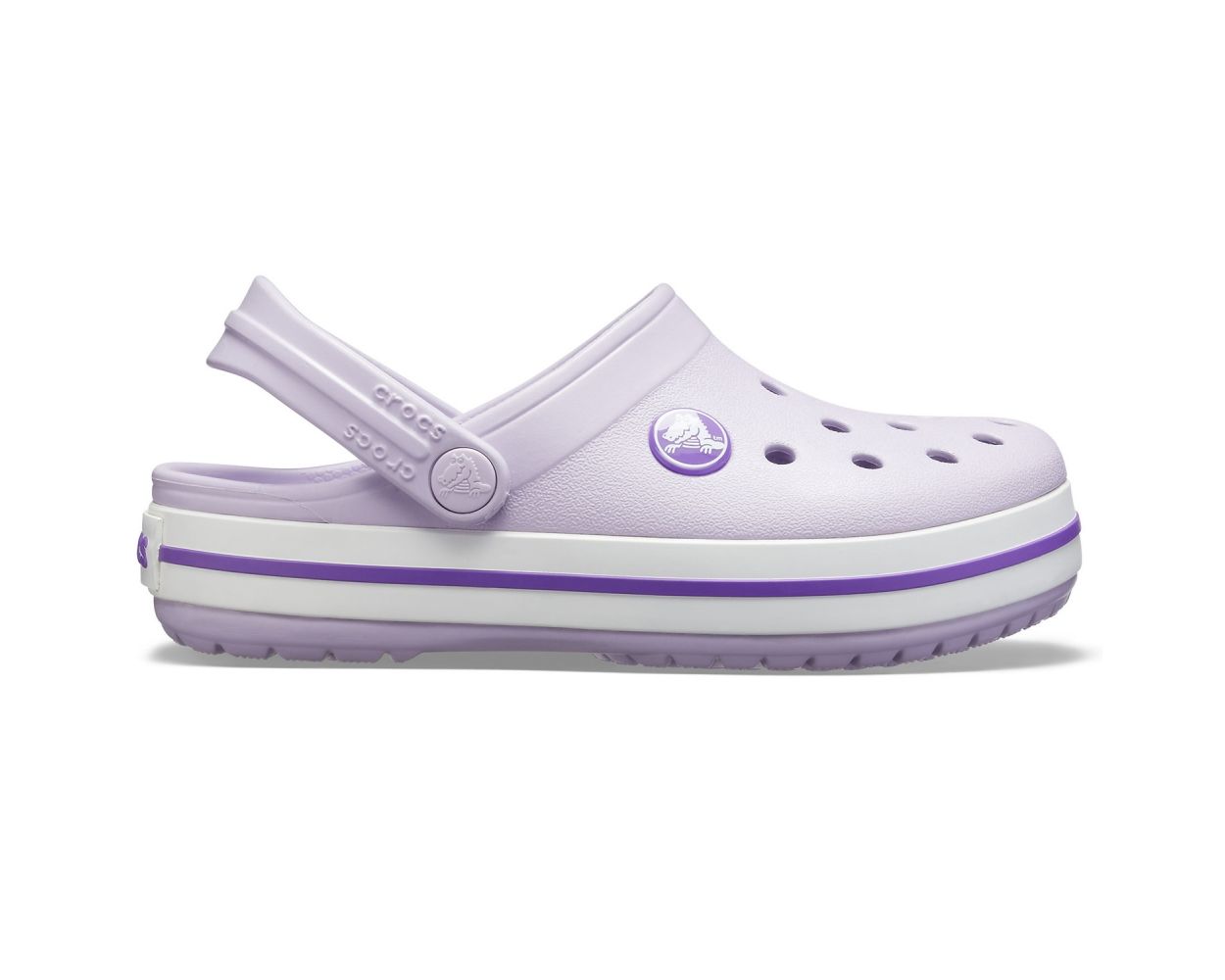 Baby online purple crocs