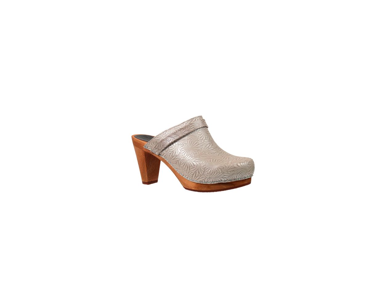 Sanita Merle Plateau Wooden Clog Heels 455615 World of Clogs