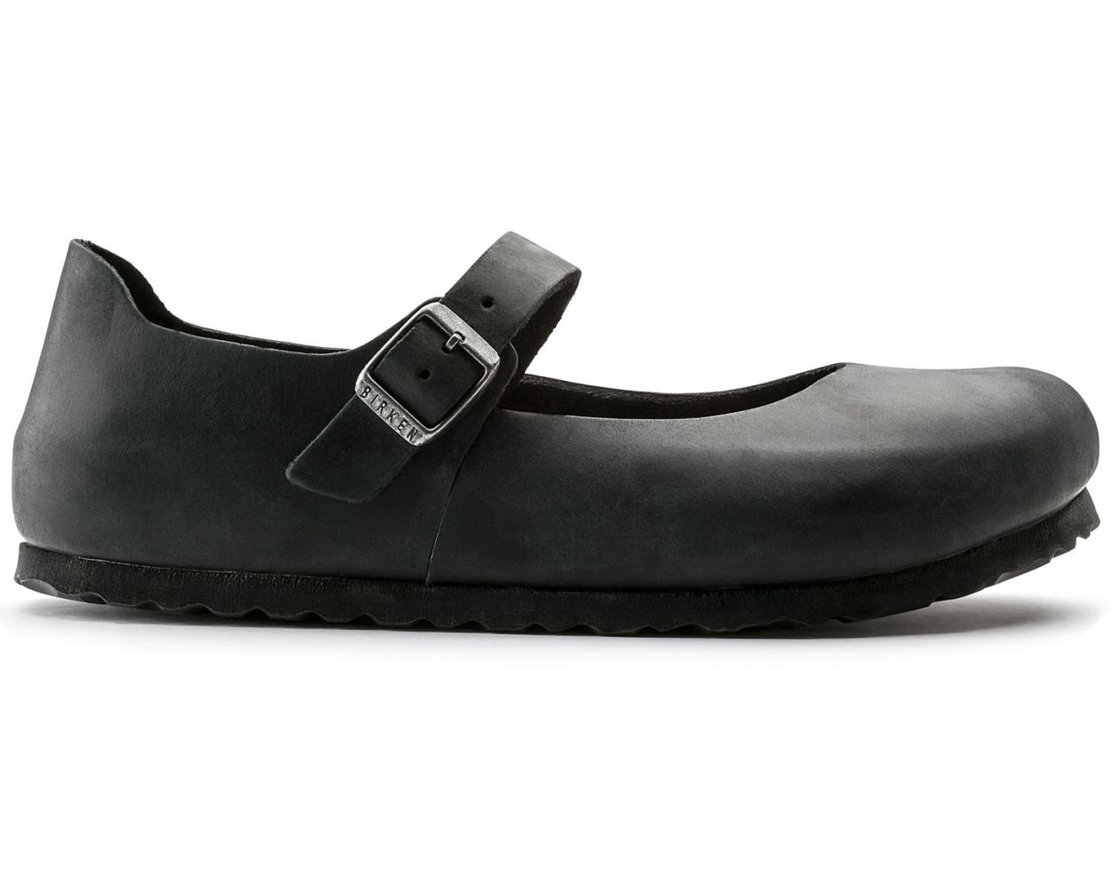 Birkenstock Mantova Oiled Leather in Black 0622163 World of Clogs
