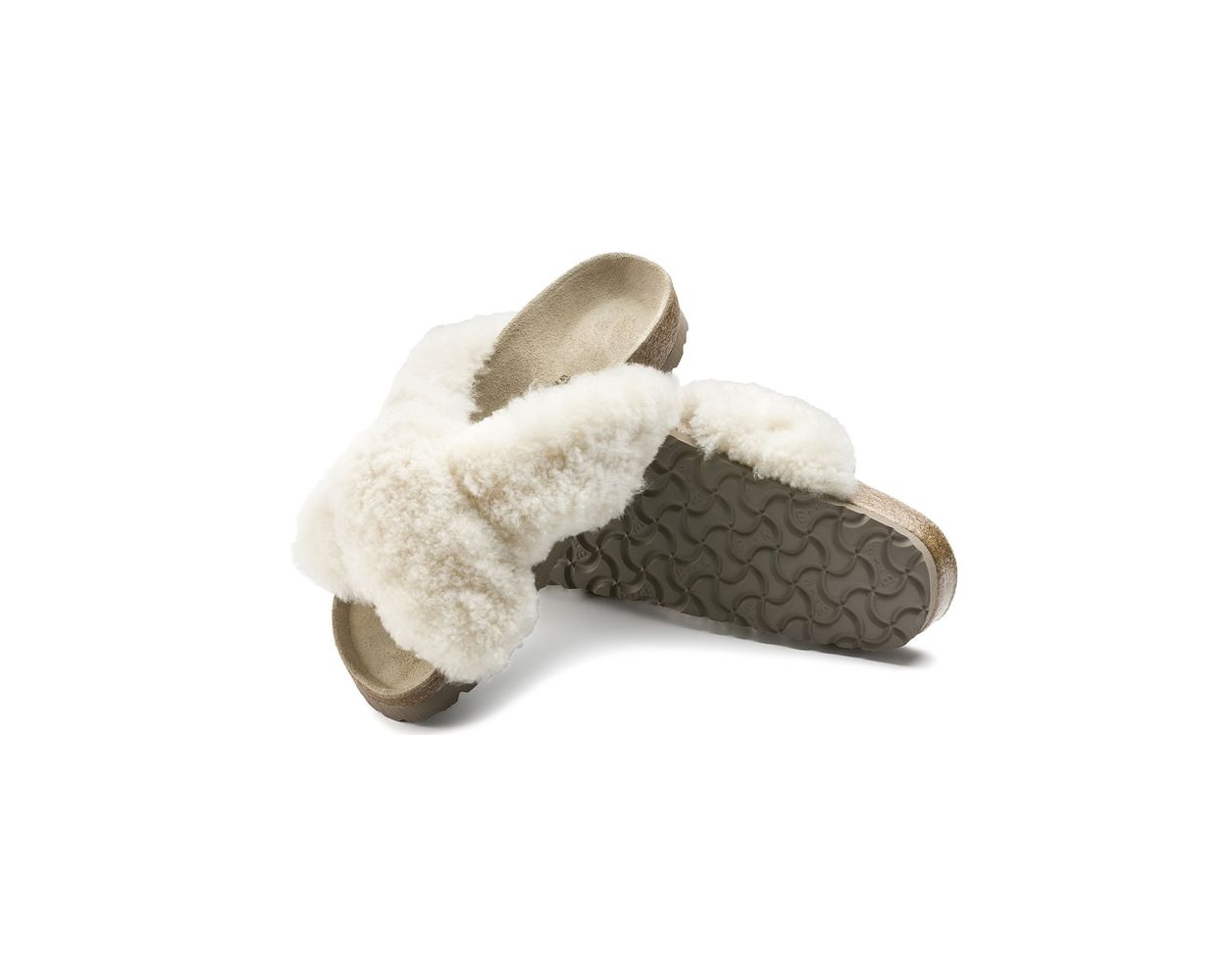 Birkenstock Papillio Daytona Fur Narrow in Shearling Off White 1011902 World of Clogs