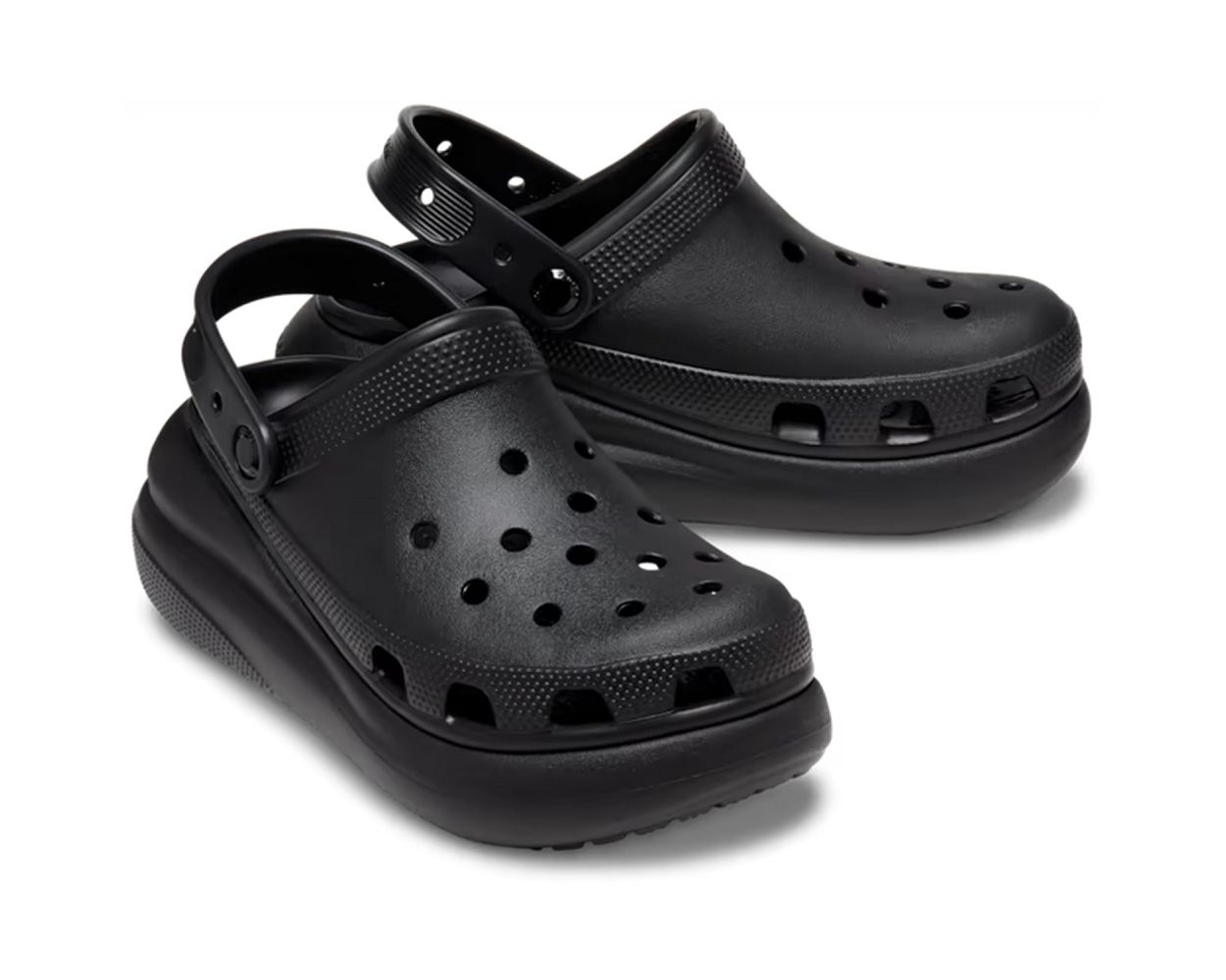 Crocs Classic Crush Clog 207521 - Black | World of Clogs