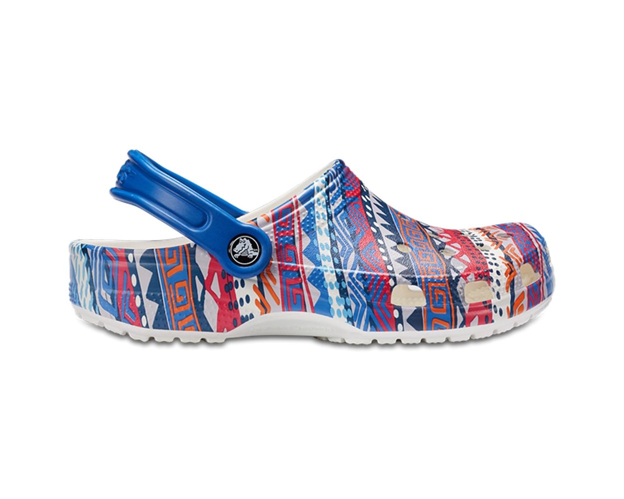Crocs white deals blue jean