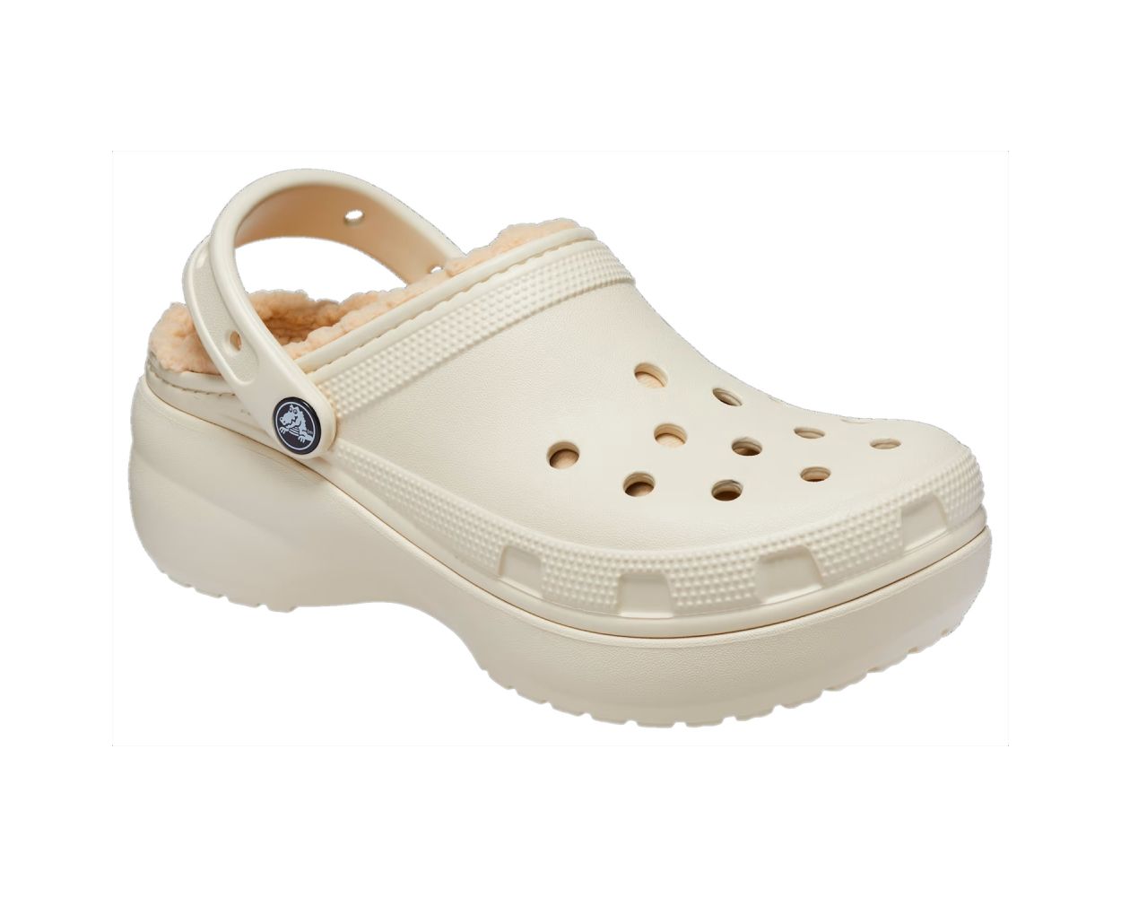 Crocs Classic Platform Lined Clog 207938 Bone | World of Clogs Crocs Classic Platform Lined Clog 207938 Bone | World of Clogs