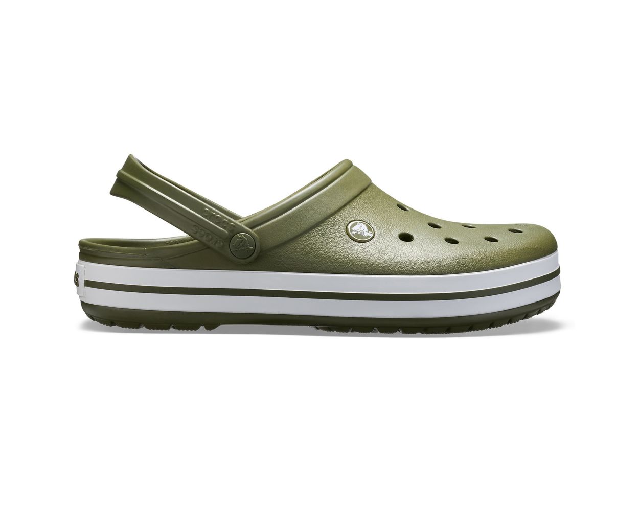 Off brand white crocs store