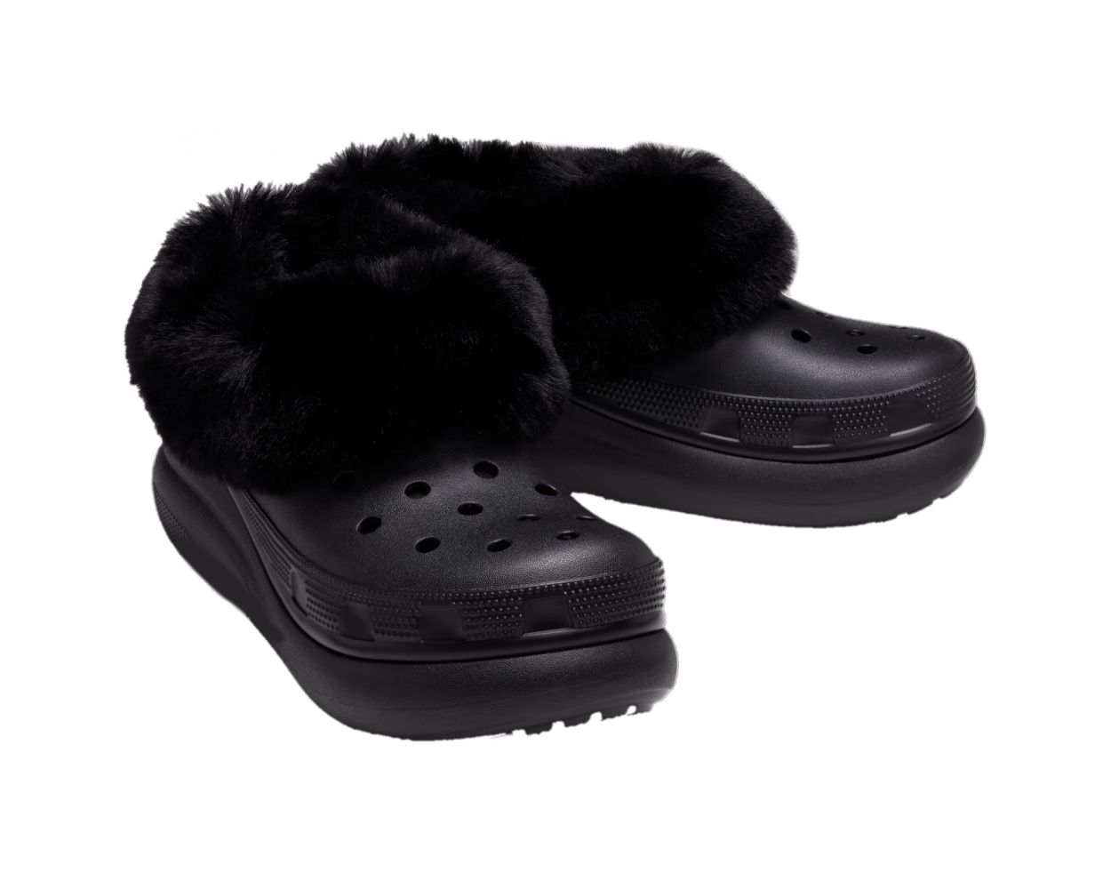 定番のお歳暮 208446 Clog Crush Furever Crocs Black Clogs of World | 靴