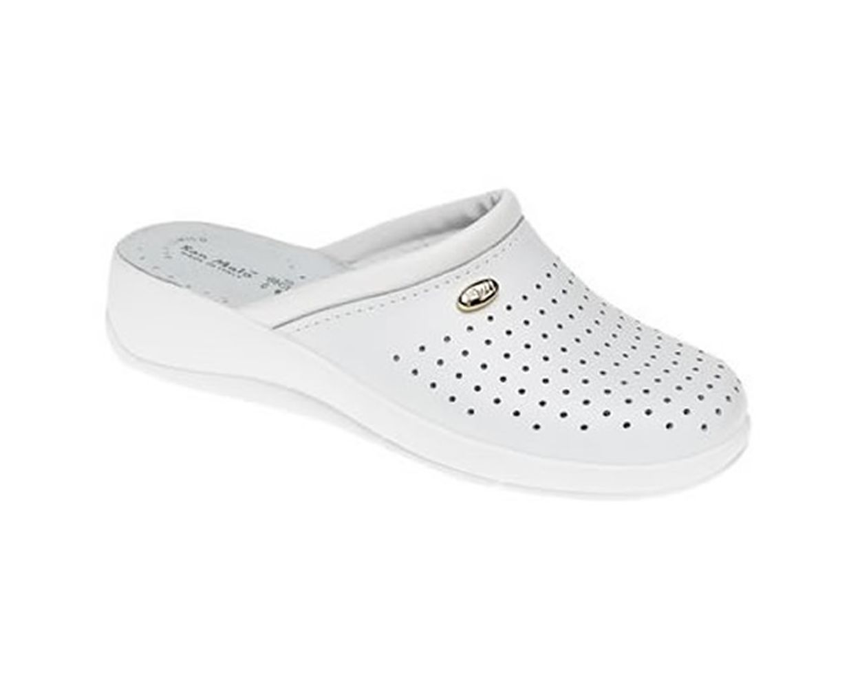 World of Clogs San Malo Healthcare Clog in White | World of Clogs